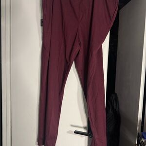 Essentials Men's Deep Red Chinos